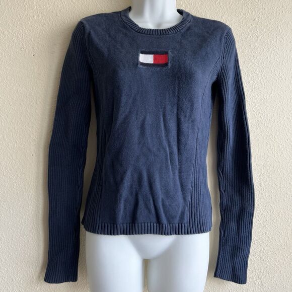 Tommy Hilfiger Sweaters - Vintage Y2K Tommy Hilfiger Ribber Knit Sweater S